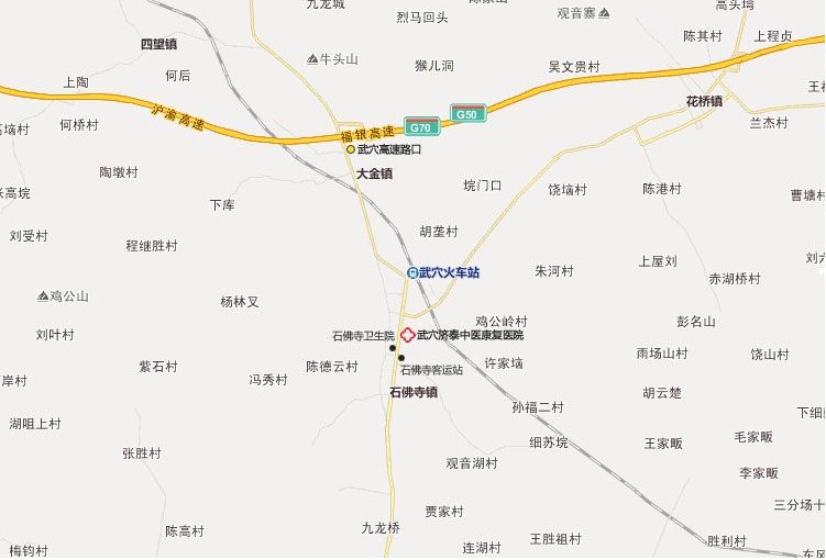醫(yī)院的地理位置